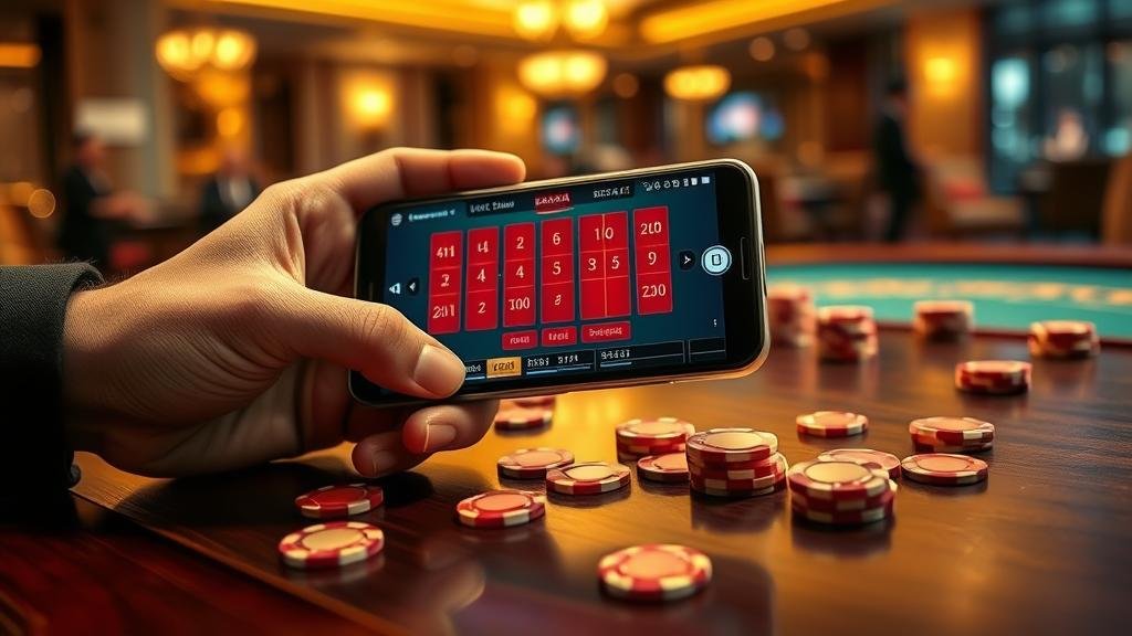 หน้าจอแอปบาคาร่าพร้อมสถิติการเล่น