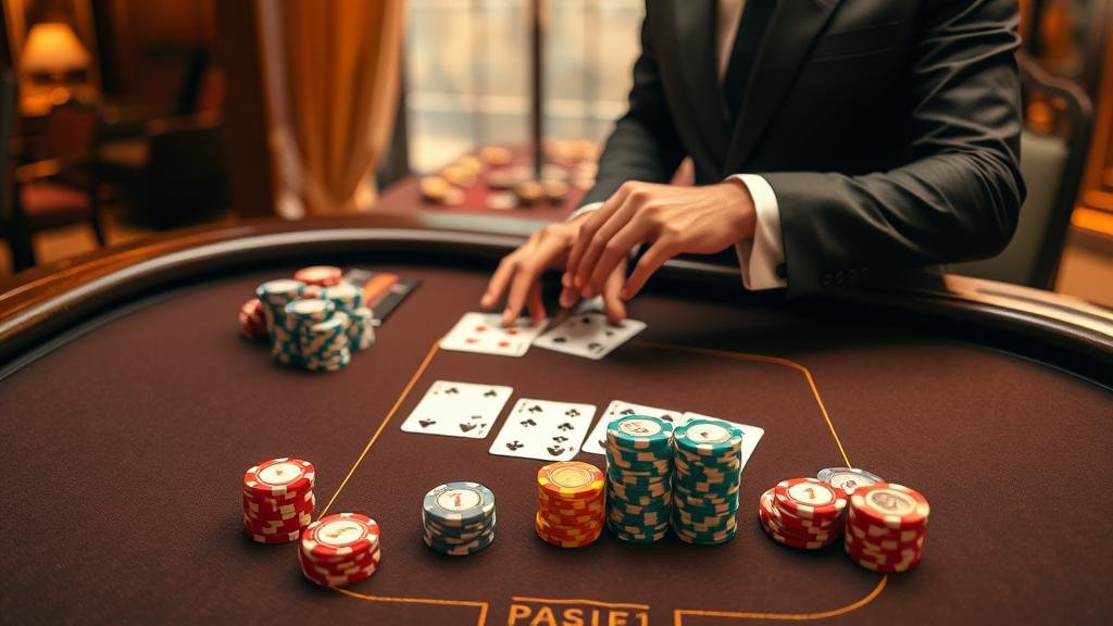 การแจกไพ่บาคาร่า