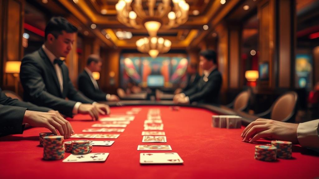 อินเทอร์เฟซเกมบาคาร่า XPG ที่ทันสมัย