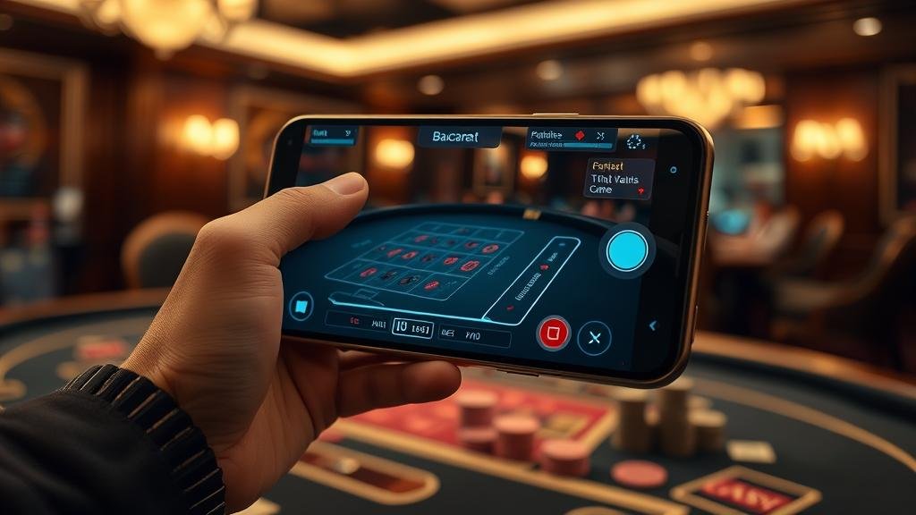 สถิติและรูปแบบไพ่บาคาร่าบนมือถือ