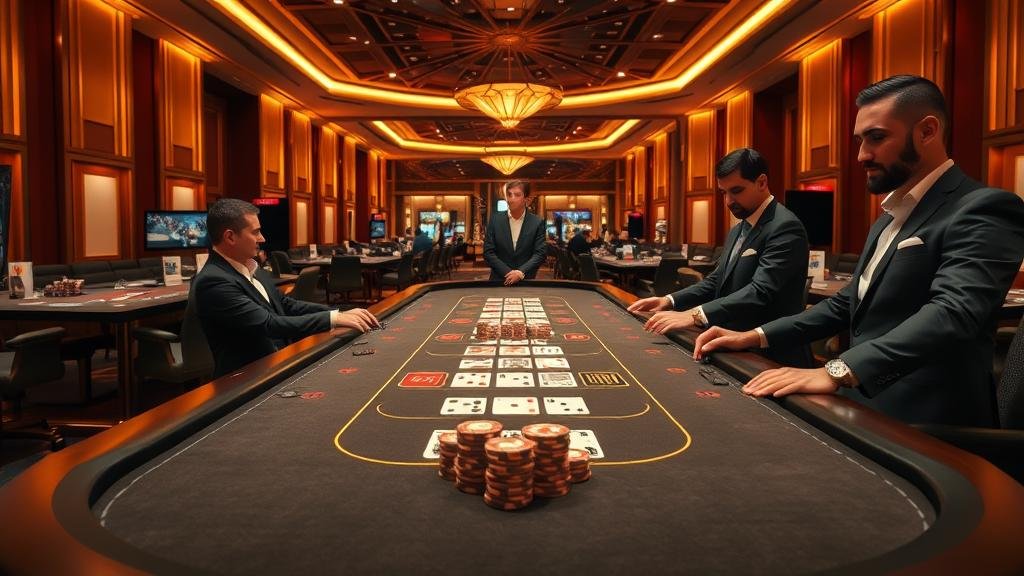 การแจกไพ่บาคาร่าสด