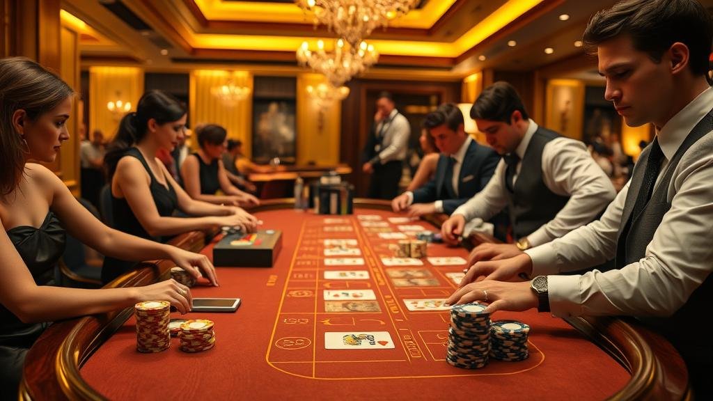 หน้าจอแสดงผลเกมบาคาร่าออนไลน์