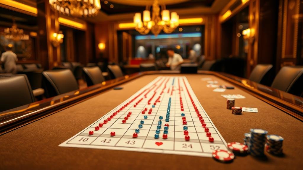 ภาพประกอบเทคนิคเดินเงินบาคาร่าบันไดเงิน