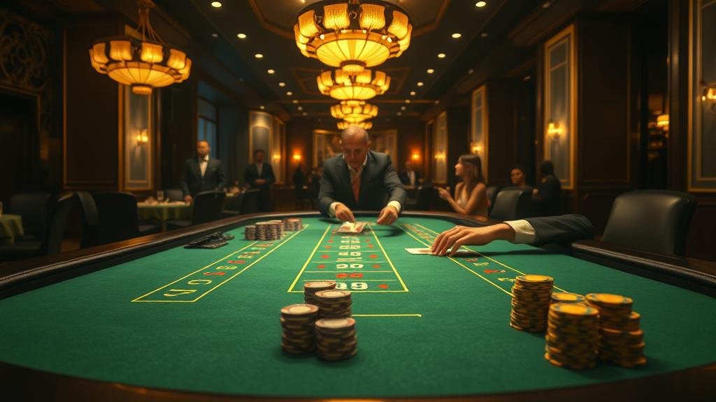 การวิเคราะห์เค้าไพ่บาคาร่าสามติดและลูกปัดบนแท็บเล็ต