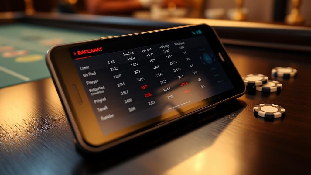 การวิเคราะห์สถิติบาคาร่าขั้นสูงบนมือถือ