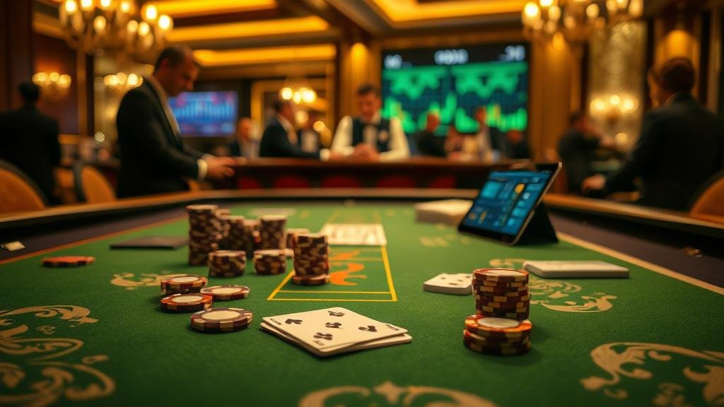 เปรียบเทียบหน้าจอเล่นบาคาร่าเดสก์ท็อปและมือถือ