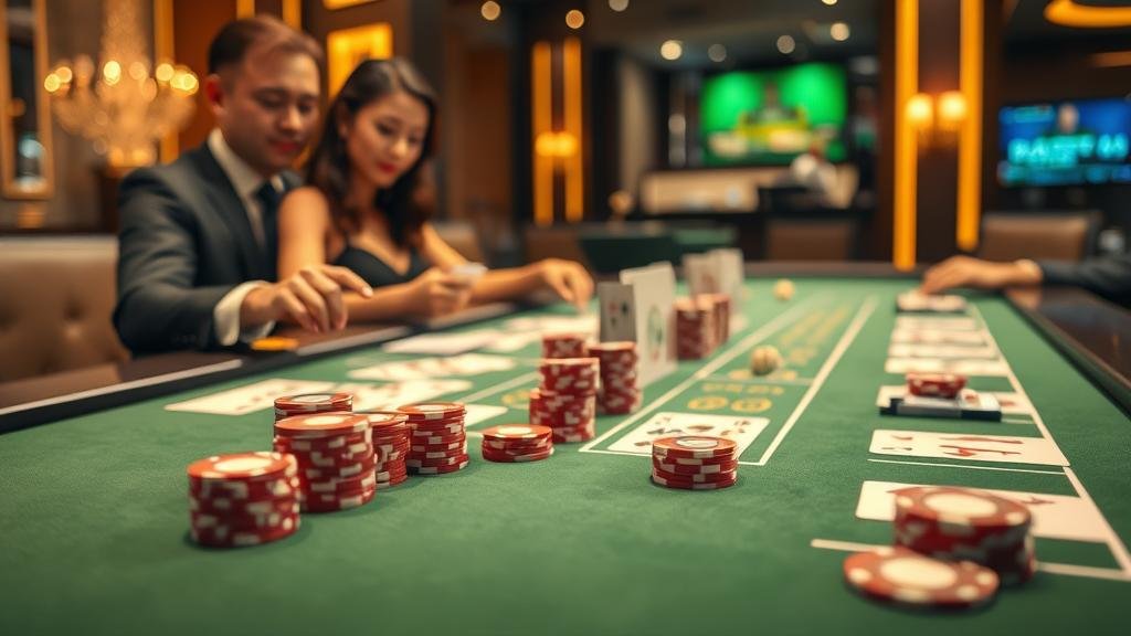 การวางเดิมพันในเกมบาคาร่า
