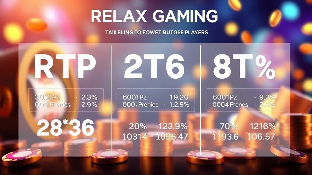การซื้อสปินสล็อต Relax Gaming ด้วยงบต่ำ