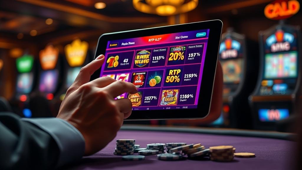 หน้าจอแสดงค่า RTP และโบนัสสล็อต