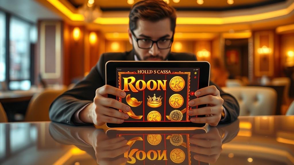 สตรีมเมอร์แสดงความตื่นเต้นขณะเล่นสล็อต