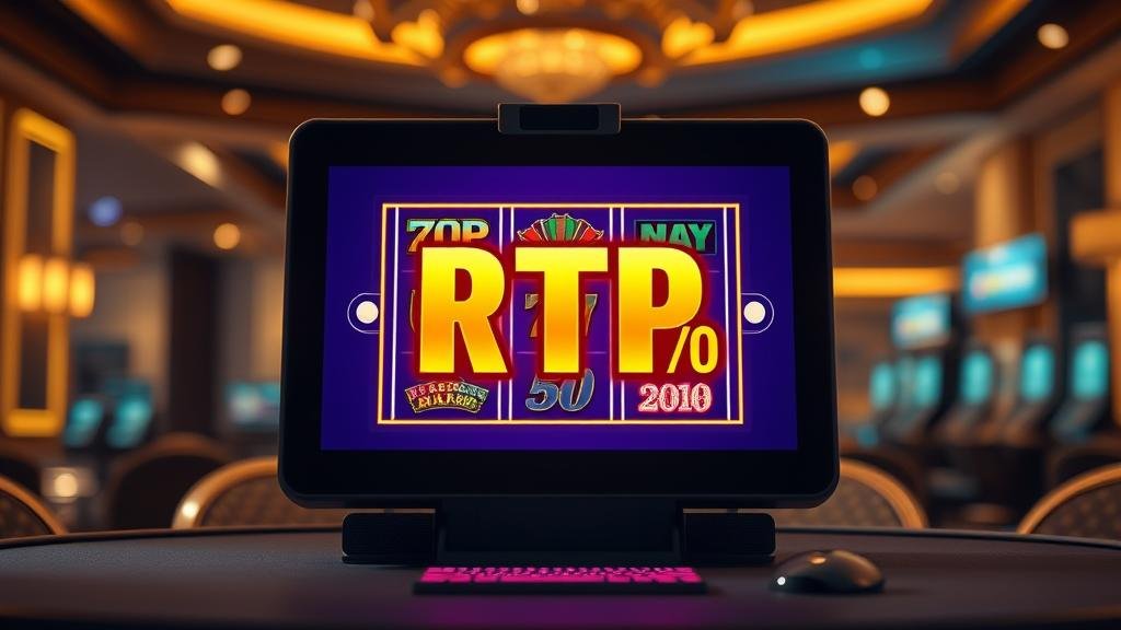 โลโก้ค่ายสล็อตและสัญลักษณ์ RTP