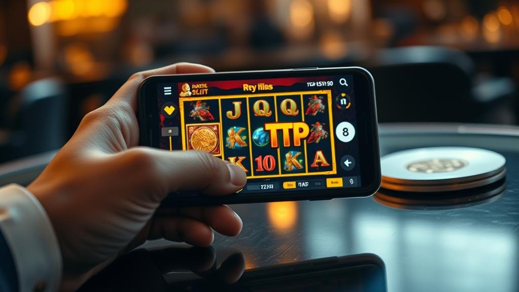 หน้าจอเกมสล็อต Habanero และ Blueprint บนมือถือ