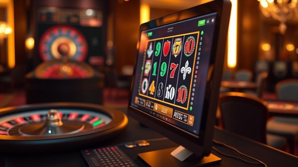 หน้าจอคอมพิวเตอร์แสดงการตั้งค่าออโต้สล็อต