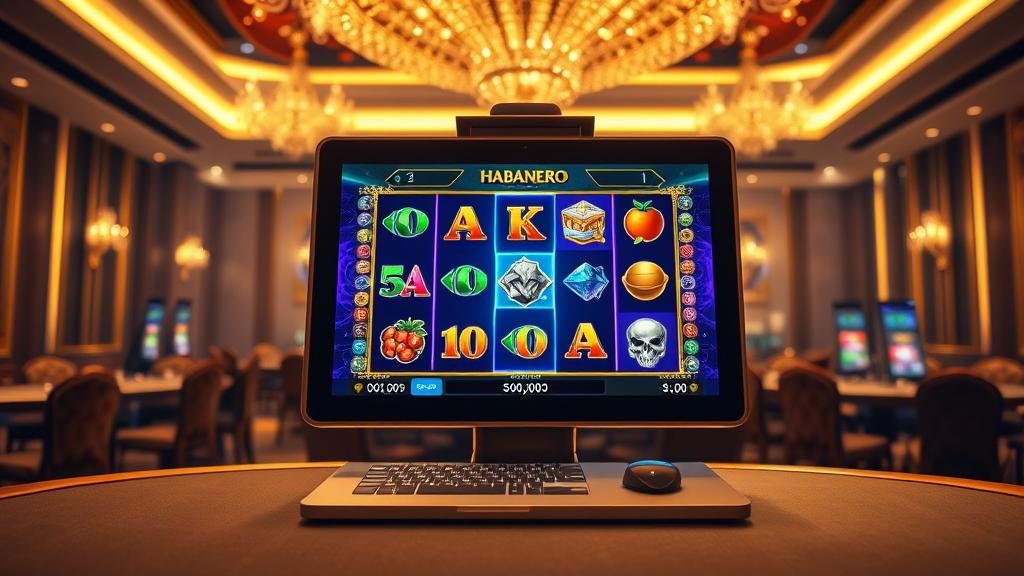 อินเทอร์เฟซเกมสล็อต Joker Gaming ที่มีฟีเจอร์โบนัส