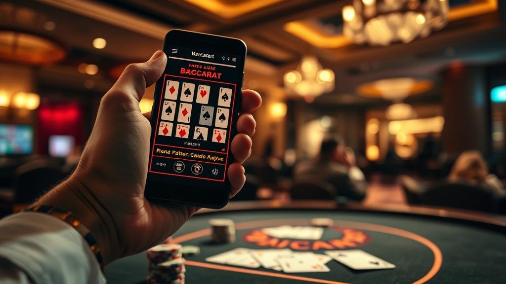 การเล่นบาคาร่าบนแท็บเล็ต