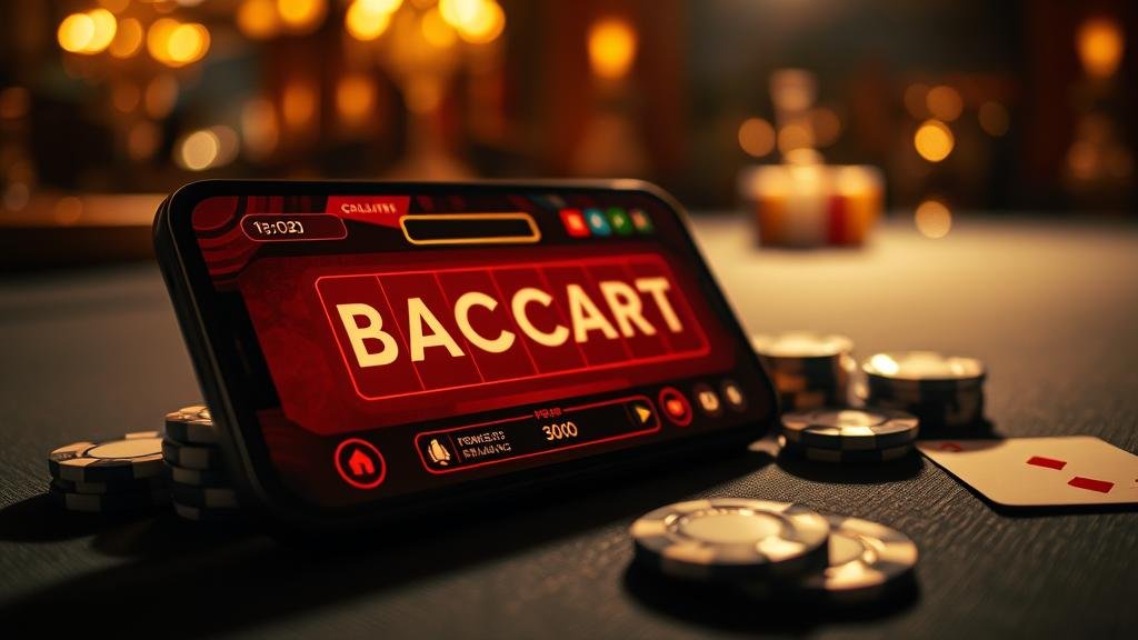 หน้าจอคอมพิวเตอร์แสดงสถิติบาคาร่า