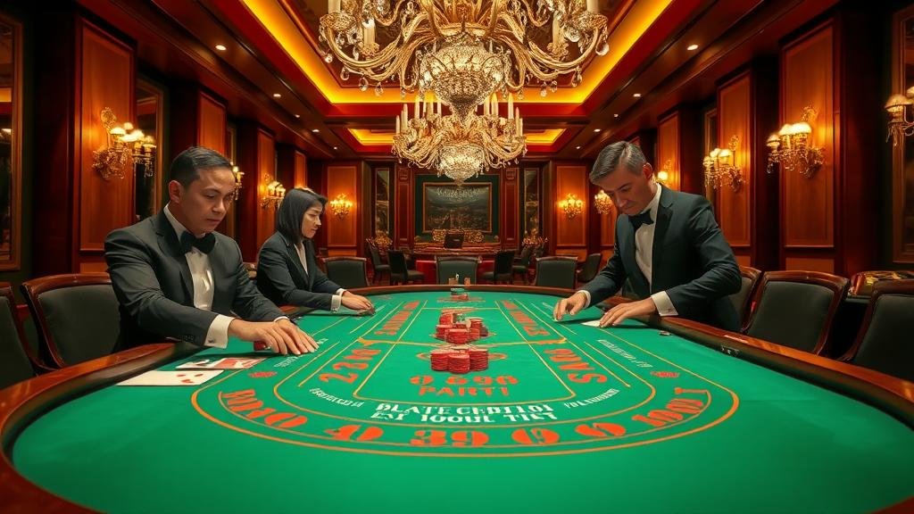 ตัวอย่างเค้าไพ่ปิงปองในบาคาร่า