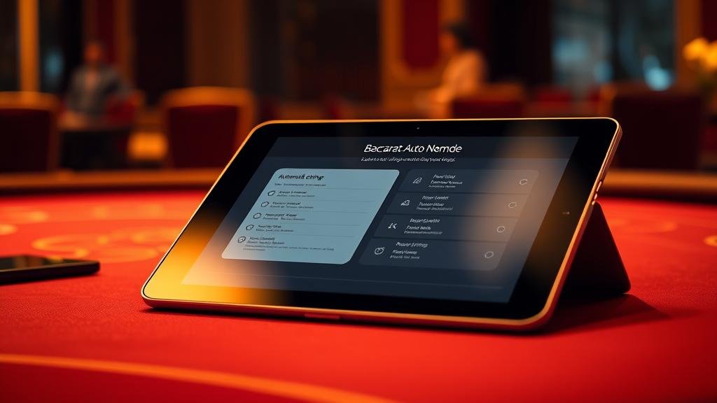 การตั้งค่าบาคาร่าโหมดออโต้บนมือถือ