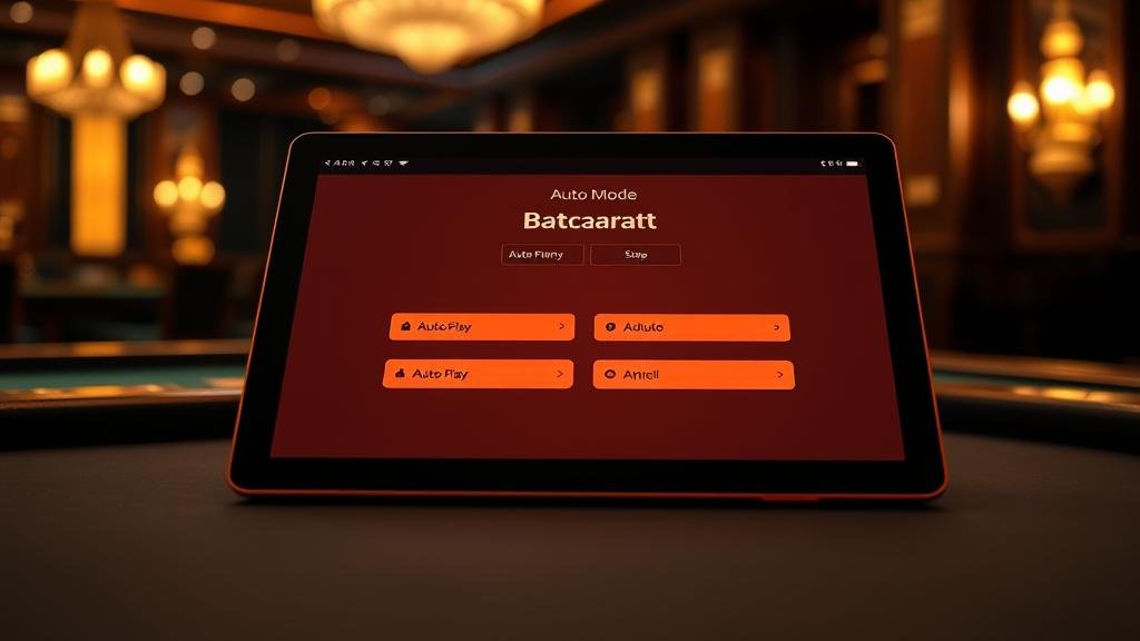การเล่นบาคาร่าโหมดออโต้ผ่านมือถือ