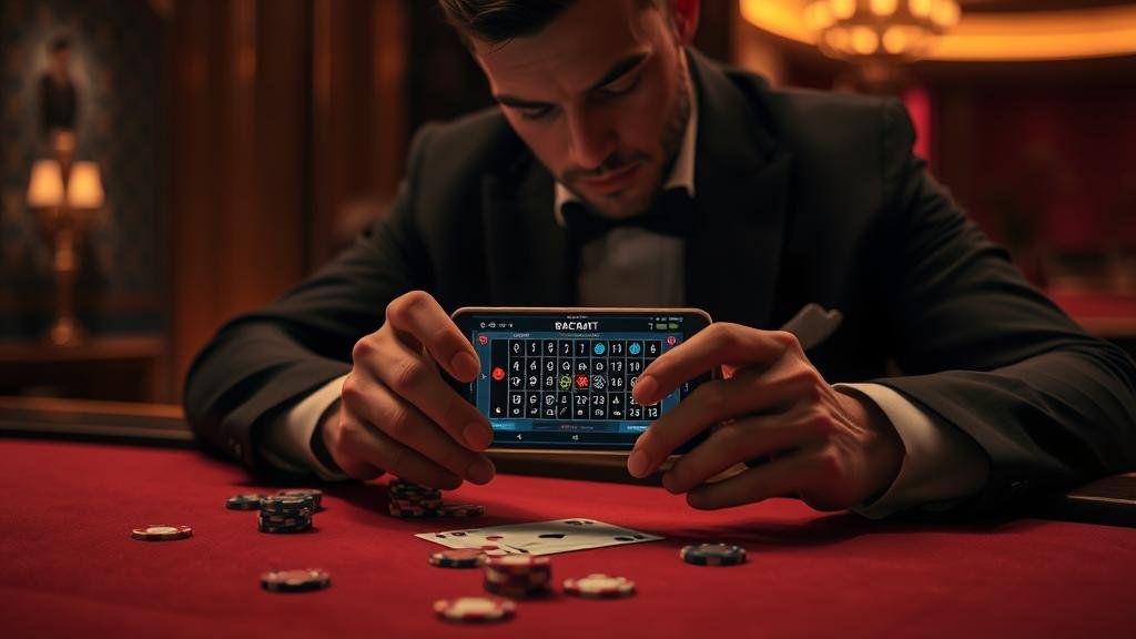 หน้าจอแสดงผลกำไรโหมดออโต้บาคาร่า