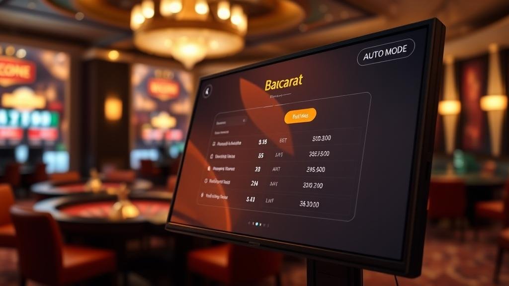 แผนภาพกลยุทธ์บาคาร่าพร้อมระบบออโต้