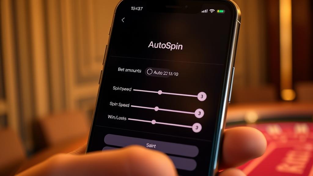 กราฟแสดงผลกำไรจากการใช้โหมดออโต้ AutoSpin