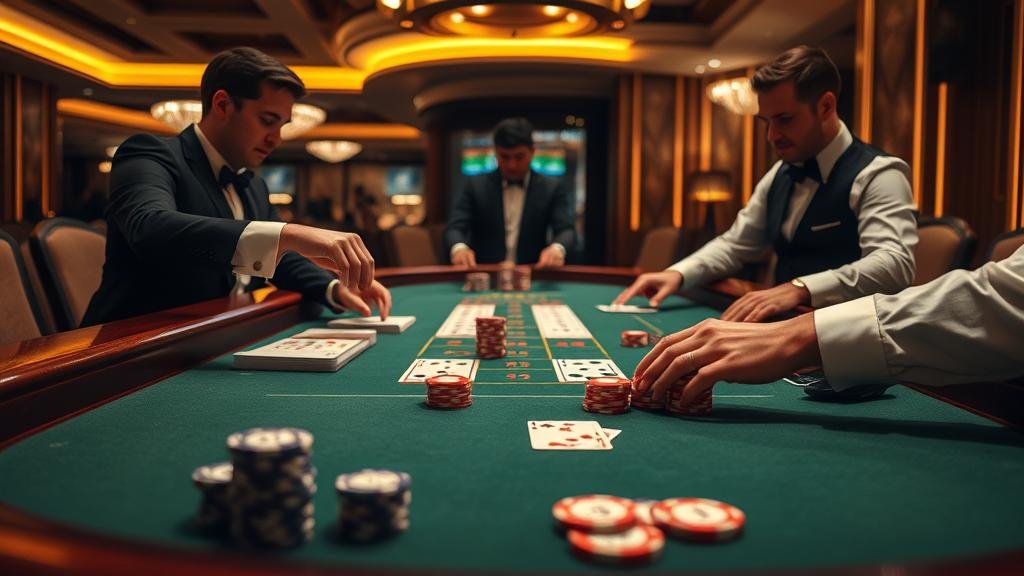 การวางเดิมพันในเกมบาคาร่าสด