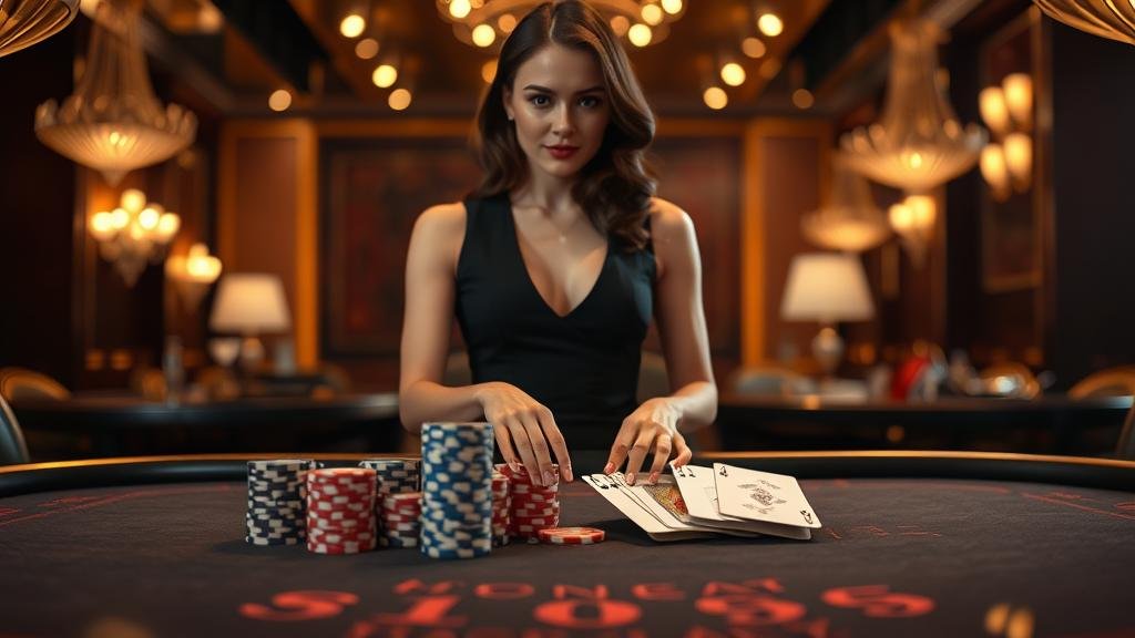 หน้าจอโทรศัพท์มือถือแสดงเกมบาคาร่าพร้อมระบบออโต้