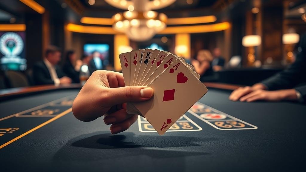 หน้าจอเกมบาคาร่าสดบนมือถือ