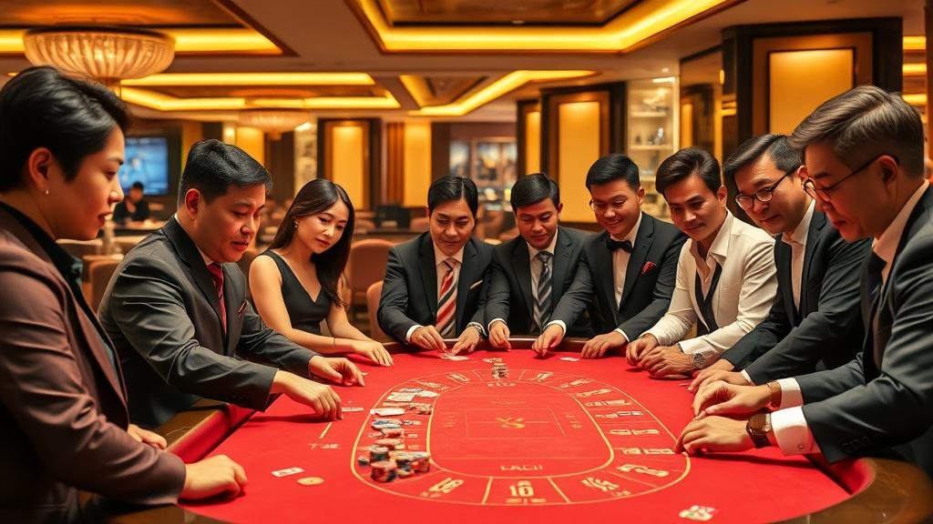 ภาพประกอบเค้าไพ่บาคาร่า มังกร และ สามตัด