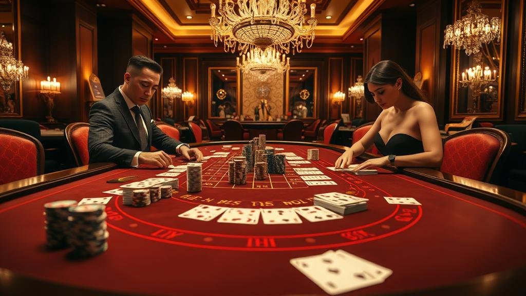 การเล่นบาคาร่าบนแท็บเล็ต SA Gaming