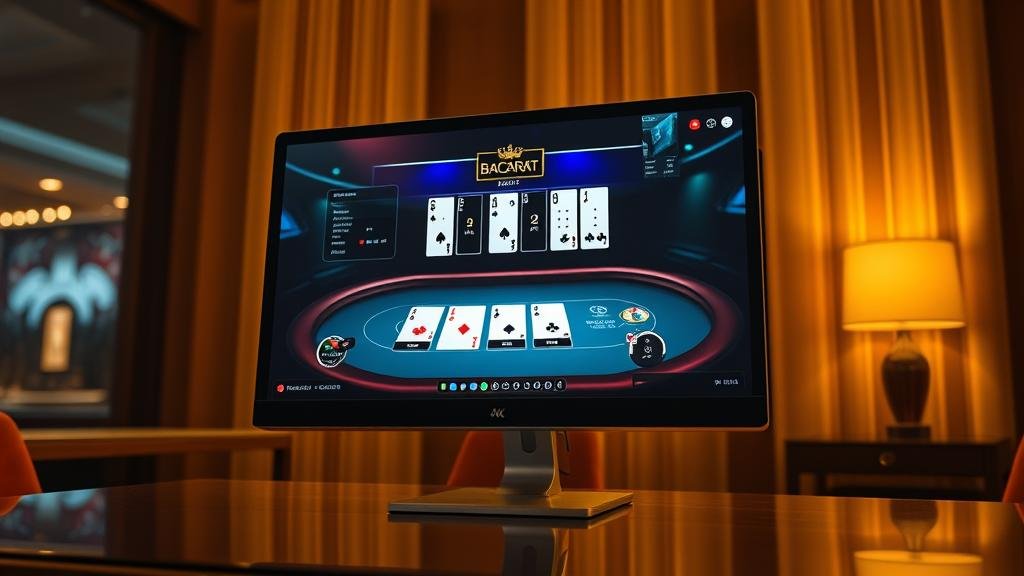 ตัวอย่างเค้าไพ่มังกรในเกมบาคาร่า