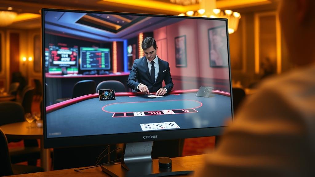 การวางเดิมพันบาคาร่าบนคอมพิวเตอร์