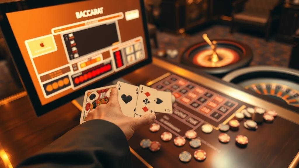 การเล่นบาคาร่ากับ Asia Gaming บนคอมพิวเตอร์