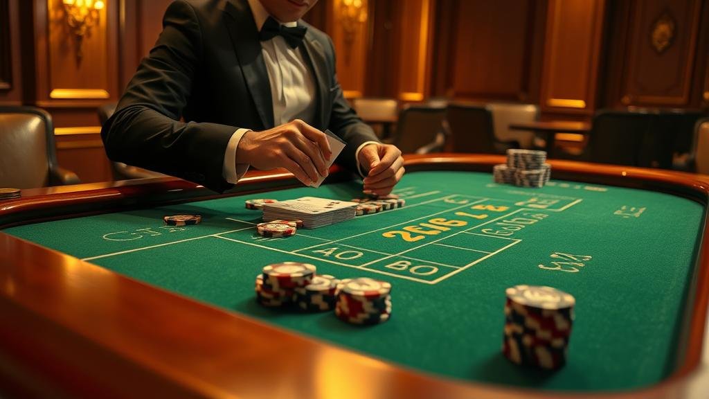 อินเทอร์เฟซเกมบาคาร่า Playtech บนเดสก์ท็อป