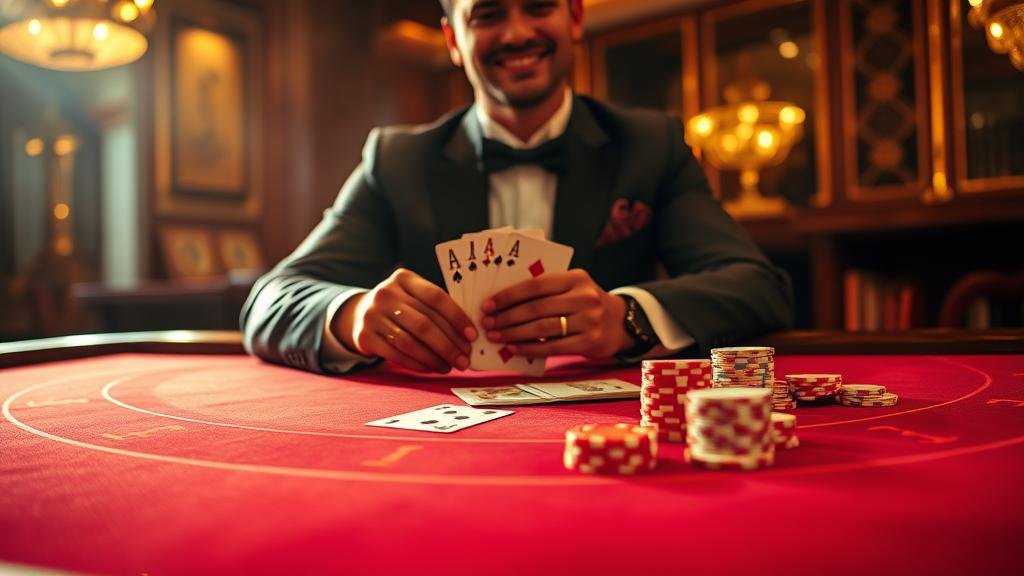 หน้าจอเกมบาคาร่า AE Casino บนมือถือ