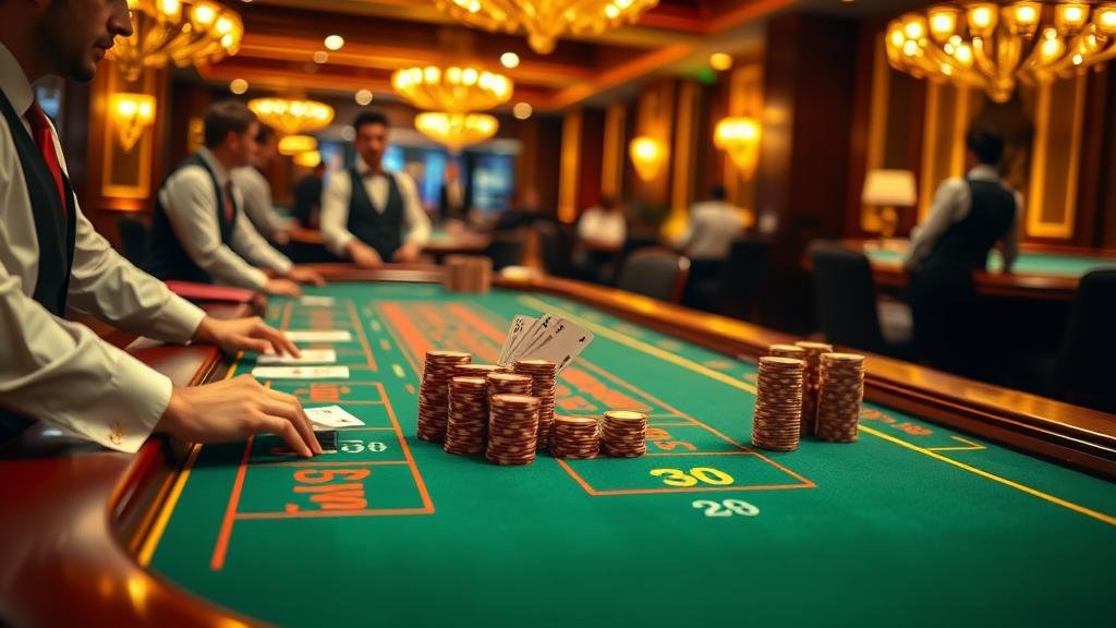 บรรยากาศคาสิโนหรู DG Casino