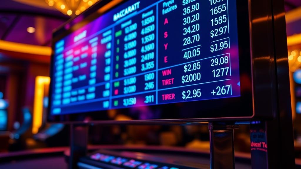 ตัวอย่างเค้าไพ่บาคาร่าสองตัดและปิงปอง