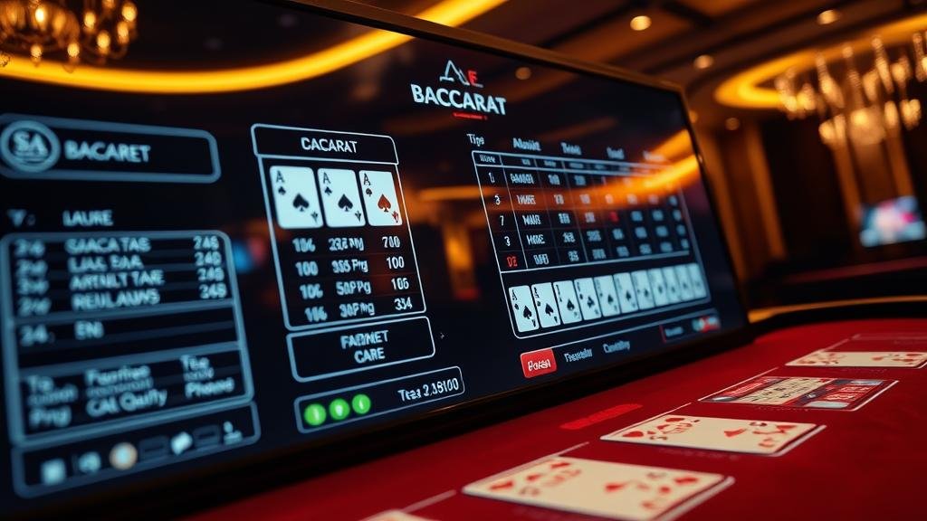 ตารางสถิติเค้าไพ่บาคาร่า แสดงรูปแบบสลับคู่