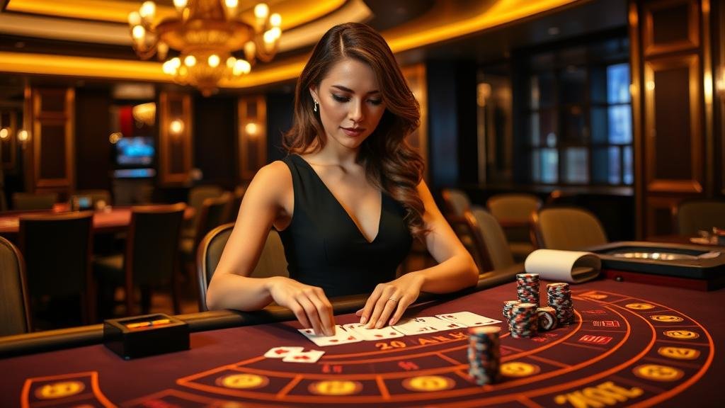 หน้าจอเกมบาคาร่าสดจาก DG Casino พร้อมสถิติ