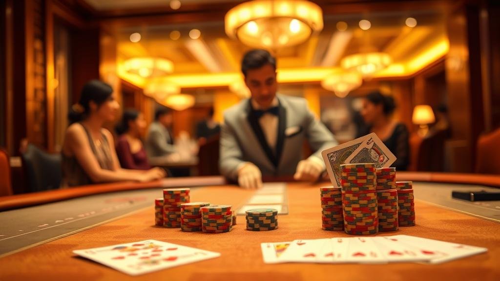 โต๊ะบาคาร่าสดพร้อมสถิติและตัวเลือกการเดิมพัน