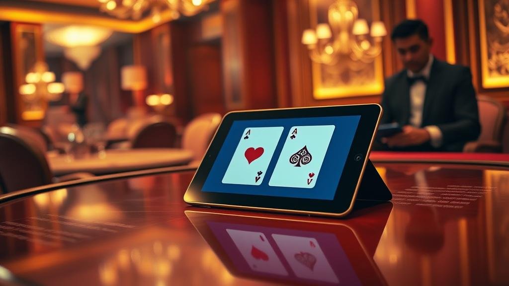 การจัดการงบประมาณการเล่นบาคาร่าบนแท็บเล็ต