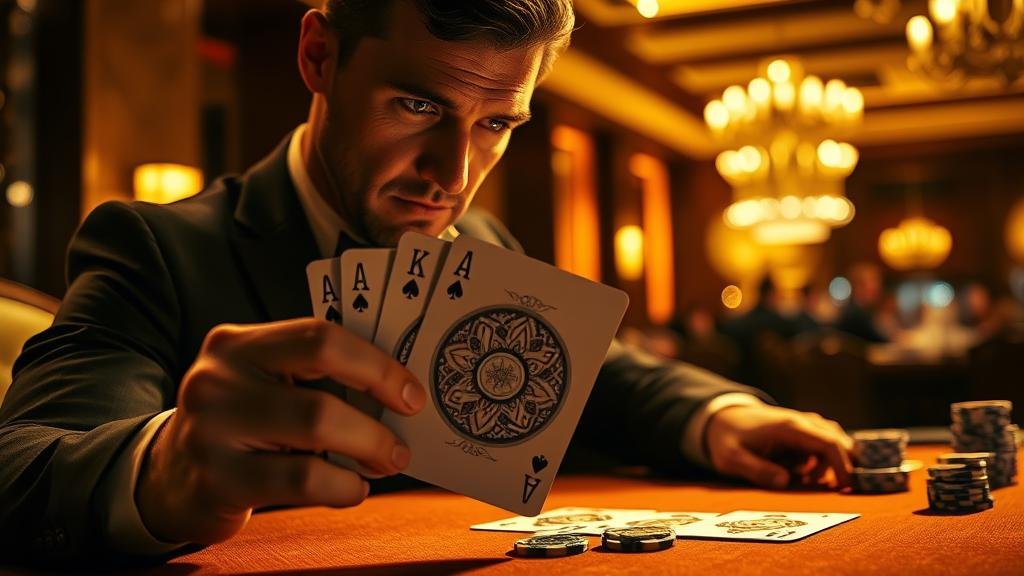 ตัวอย่างเค้าไพ่สามตัดบาคาร่าบนตารางสถิติ