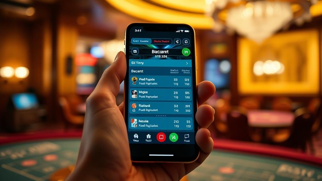 การวิเคราะห์สถิติบาคาร่าบนแท็บเล็ต