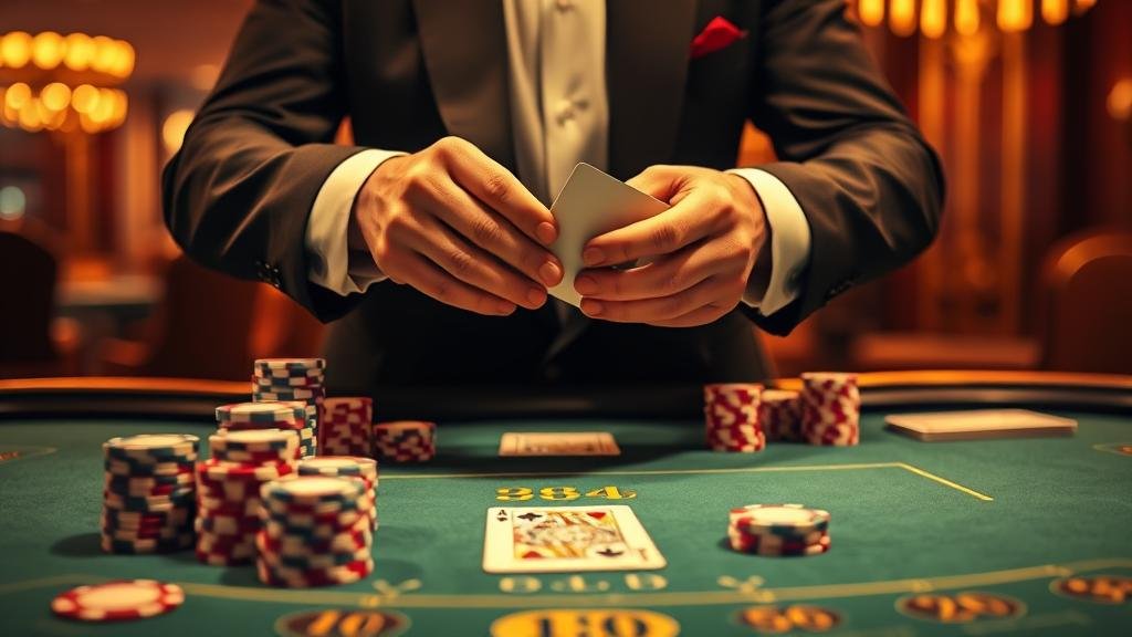 ดีลเลอร์สาวสวยในเกมบาคาร่า DG Casino