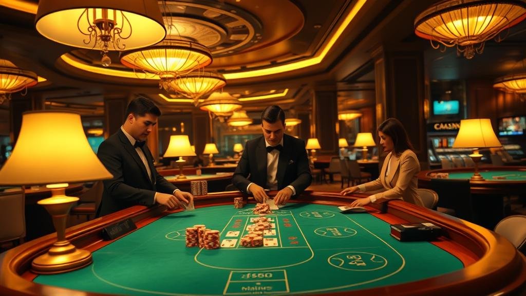 หน้าจอเดสก์ท็อปแสดงเกมบาคาร่า Big Gaming