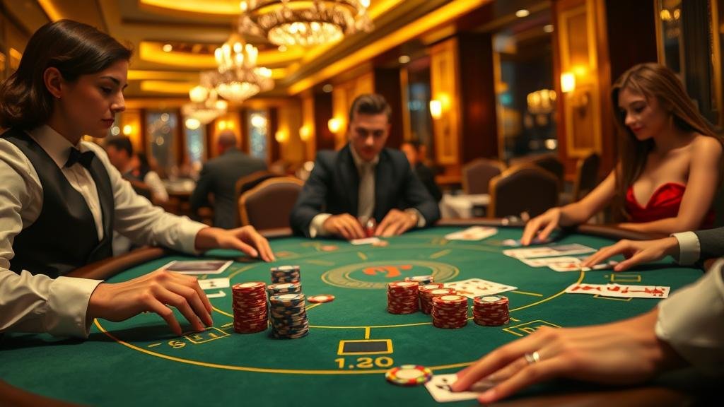 การแจกไพ่บาคาร่า