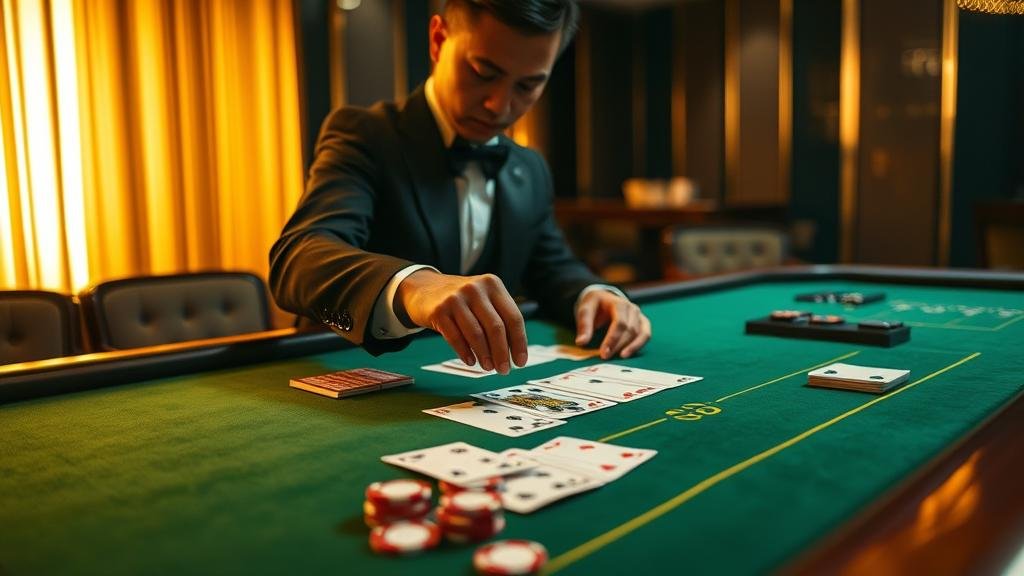 ชิปคาสิโนและเงินทุนสำหรับบาคาร่า