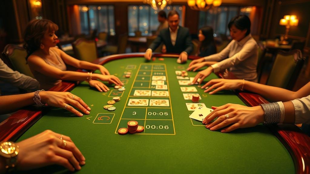 หน้าจอแสดงสถิติและบันทึกผลบาคาร่า