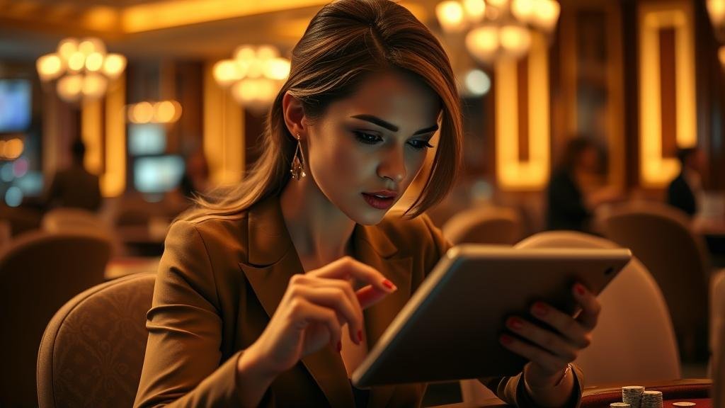 หน้าจอคอมพิวเตอร์แสดงสถิติบาคาร่า